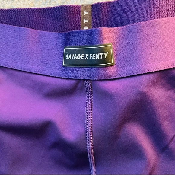 SAVAGE X FENTY PURPLE LEGGINGS SIZE 2X EUC - Picture 4 of 11